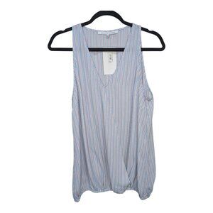 Collective Concepts Amira Striped Surplice Top